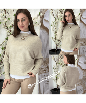 Blusa Bely Bege Blusa Bely Bege